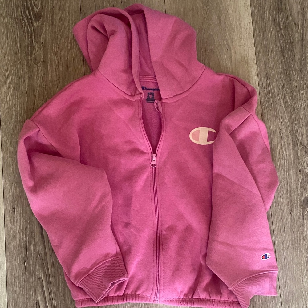 Girls Champion Full Zip Sweater